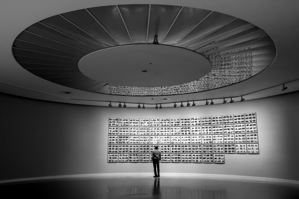 Solitary Gallery Viewer by Hilde Ghesquiere — canvas wall art
