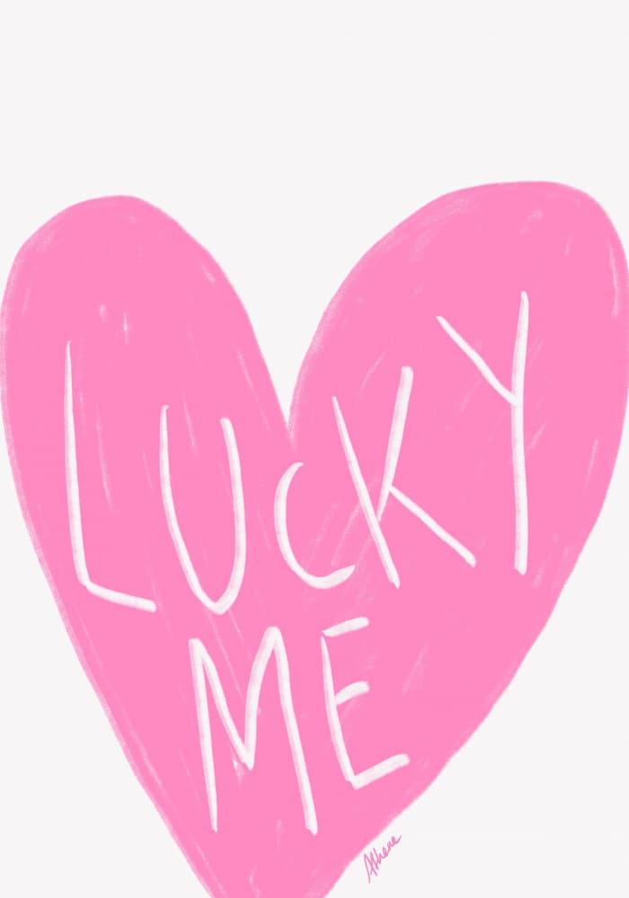 Lucky Me by Athene Fritsch — canvas wall art