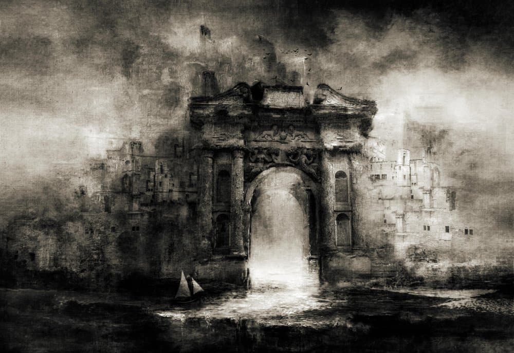 Ancient City Archway by Charlaine Gerber — canvas wall art