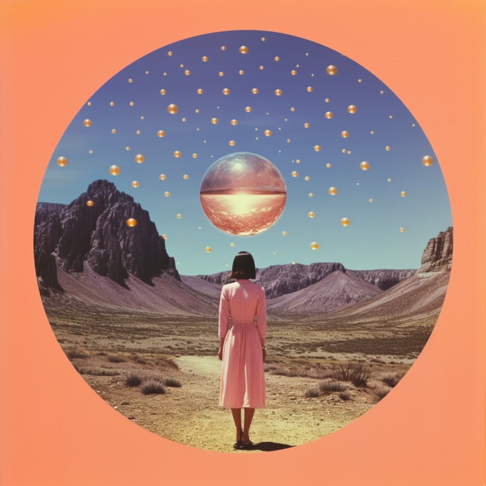 Woman in Surreal Desert by Samantha Hearn — canvas wall art