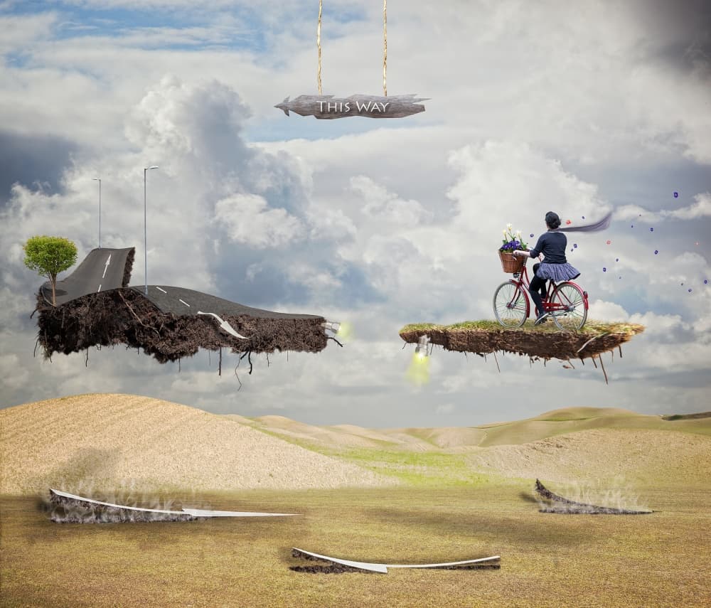 Floating Journey Ahead by Martin Marcisovsky — canvas wall art