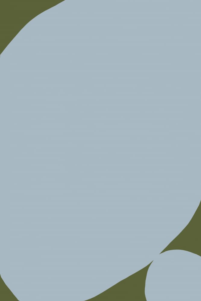 Organic Curves Blue Green by Treechild — canvas wall art