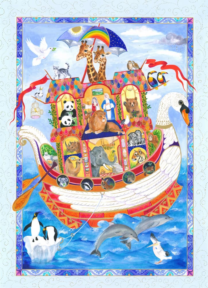 Colorful Ark Voyage by Isabelle Brent — canvas wall art