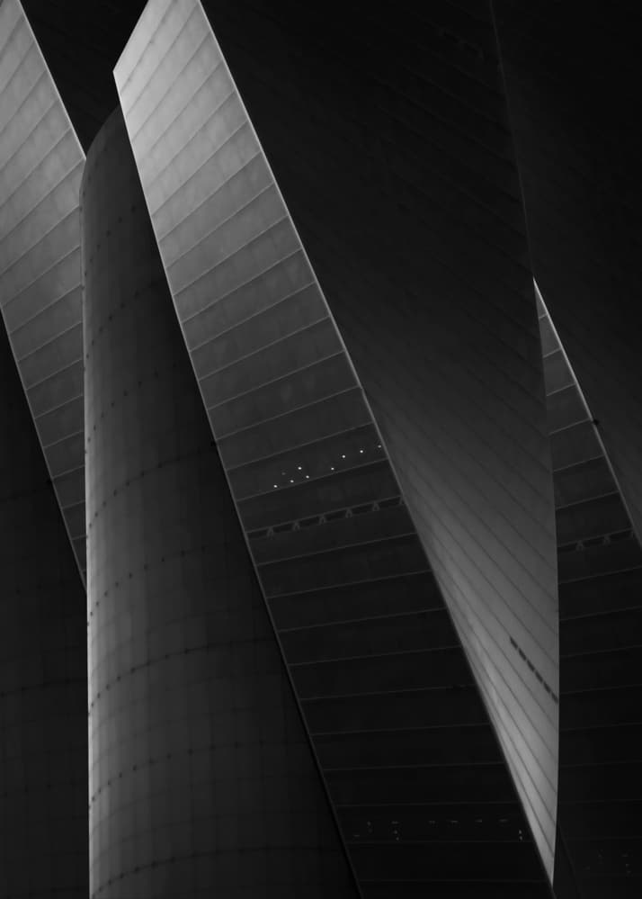 Dynamic Architectural Forms by Ahmed Thabet — canvas wall art