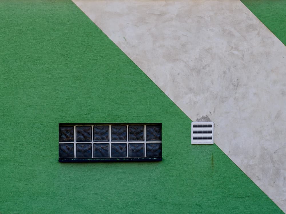 Green White Wall Abstract by Karol Važan — canvas wall art