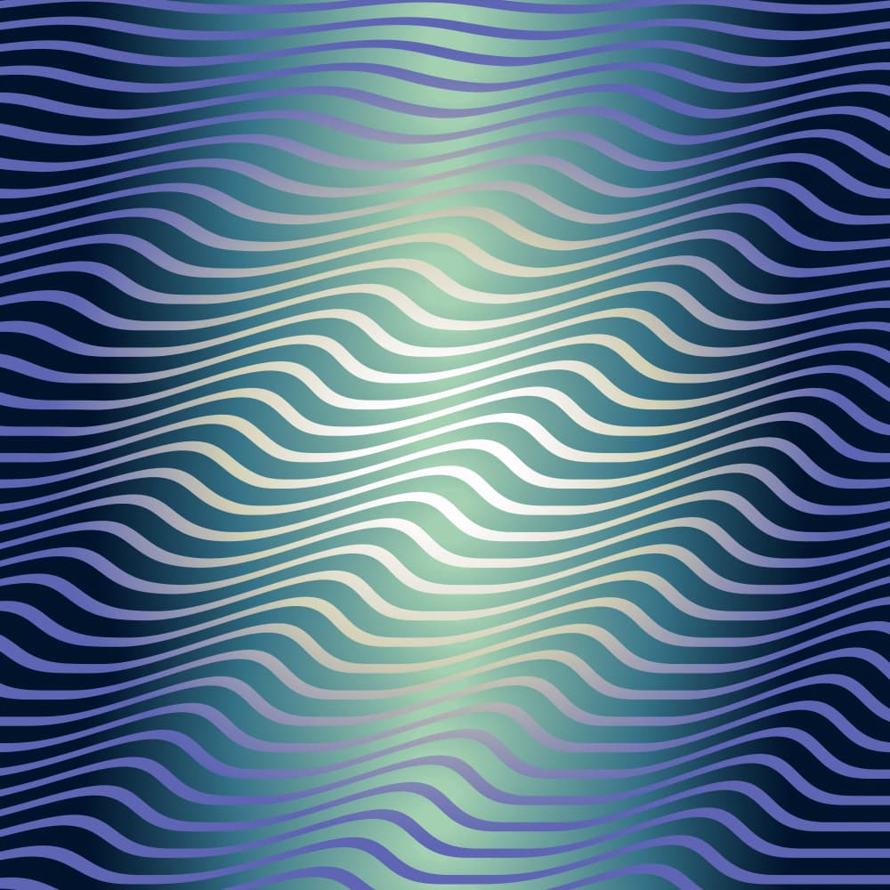 Flowing Gradient Waves by Angelo Cerantola — canvas wall art