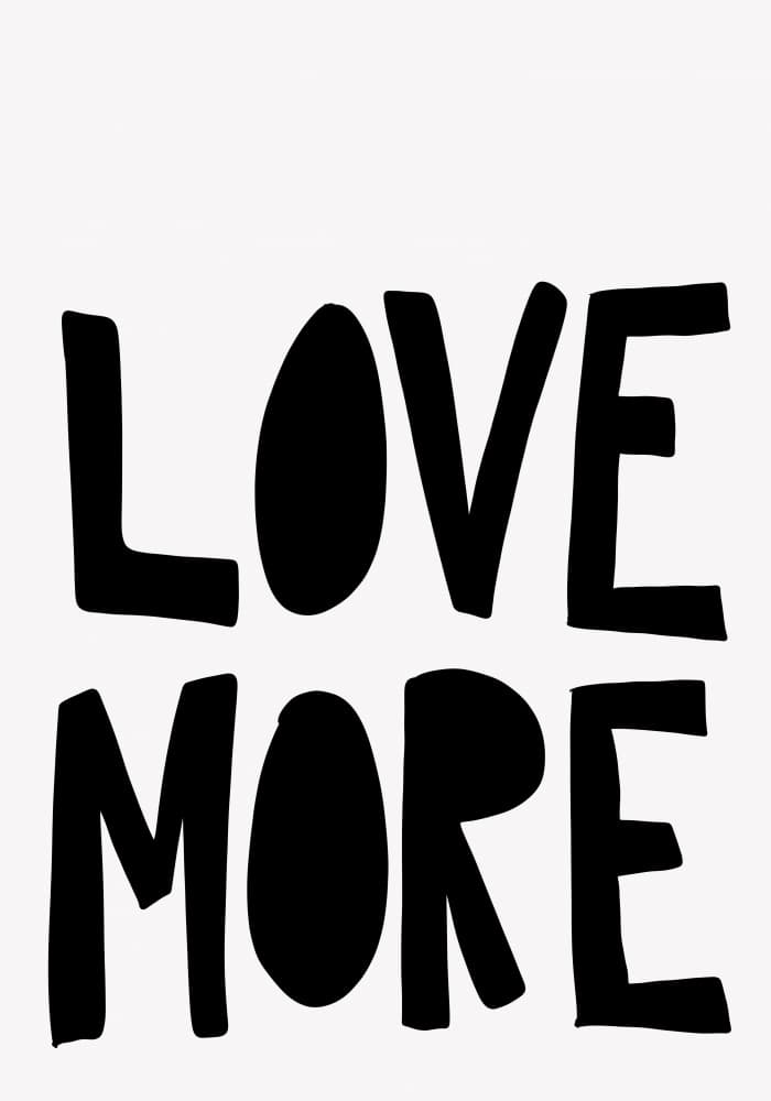 Love More by Athene Fritsch — canvas wall art