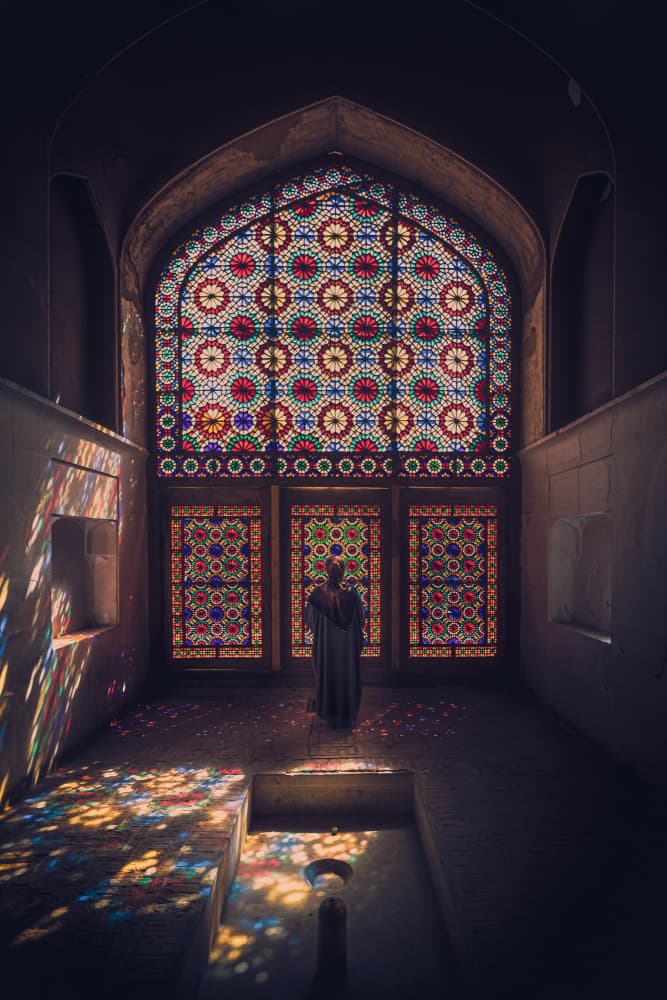 Stained Glass Window Light by Marco Tagliarino — canvas wall art
