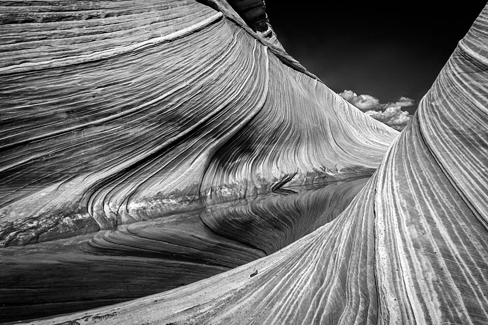 Waving Sandstone Canyon by Benton Murphy — canvas wall art