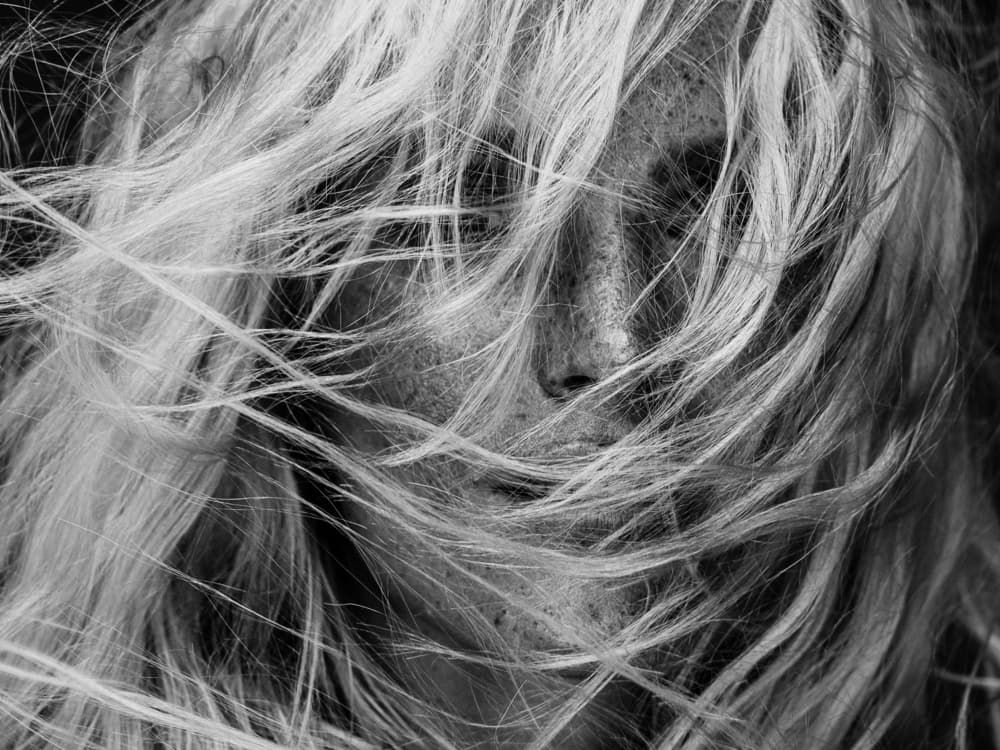 Wind Blown Hair by Martin Krystynek MQEP — canvas wall art