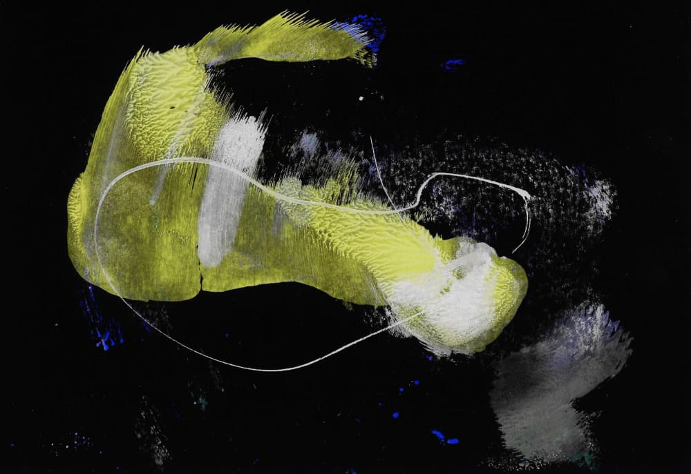 Energetic Yellow Flow by Santhosh ch — canvas wall art