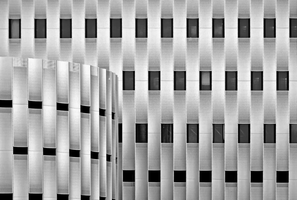 Geometric Lines and Curves by Henk van Maastricht — canvas wall art