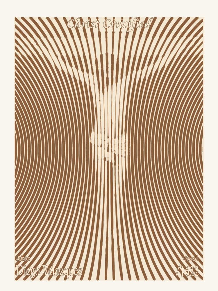 Abstract Christ Crucifixion by Doa Project — canvas wall art