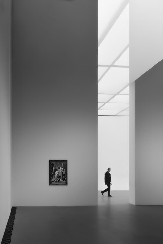 Minimalist Gallery Walk by Andy Dauer — canvas wall art