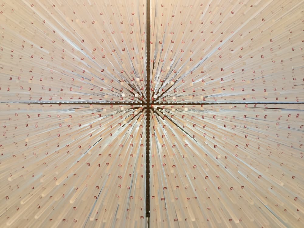 Radial Light Convergence by Elizabeth Allen — canvas wall art