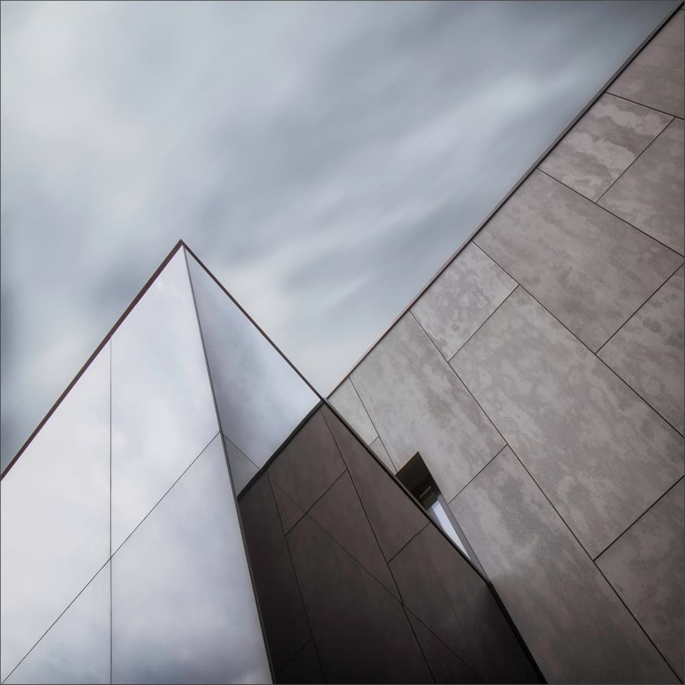Modern Geometric Architecture by Gilbert Claes — canvas wall art
