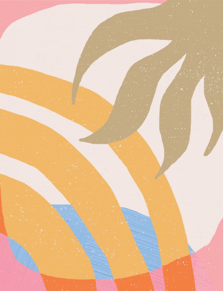 Tropical Sun Beach Abstract by Aylin Demir — canvas wall art