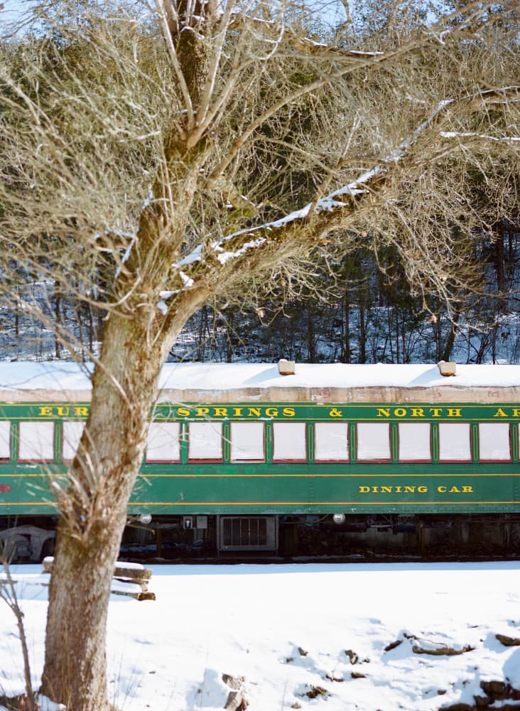 Winter Train Eureka Springs by Bethany Young — canvas wall art