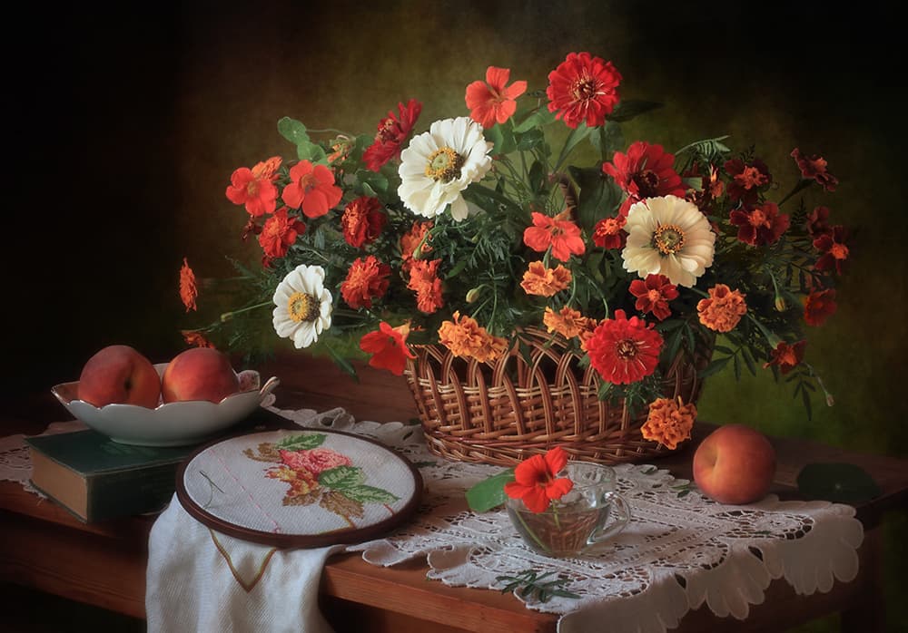 Rustic Garden Still Life by Tatyana Skorokhod — canvas wall art