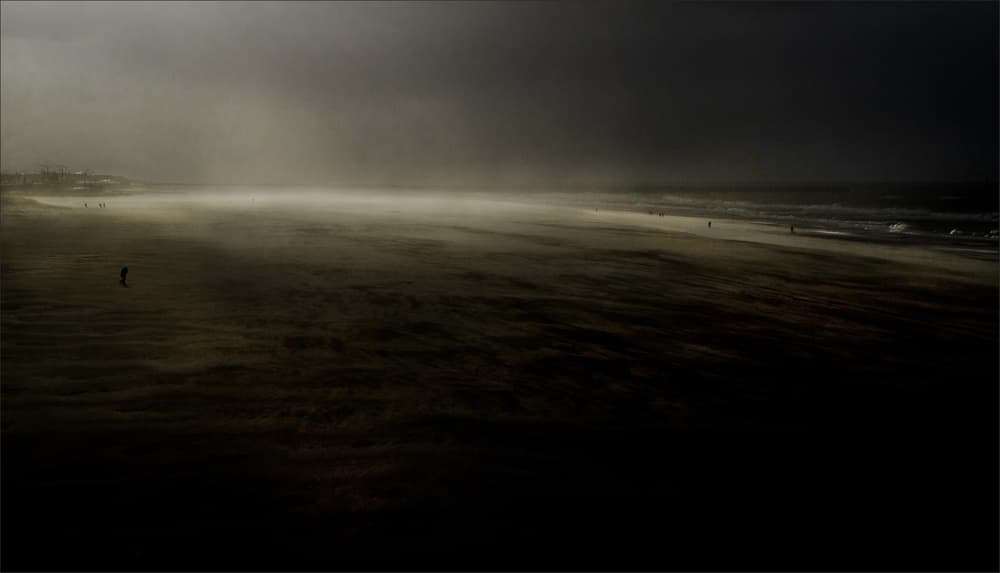 Misty Coastal Sands by Gilbert Claes — canvas wall art