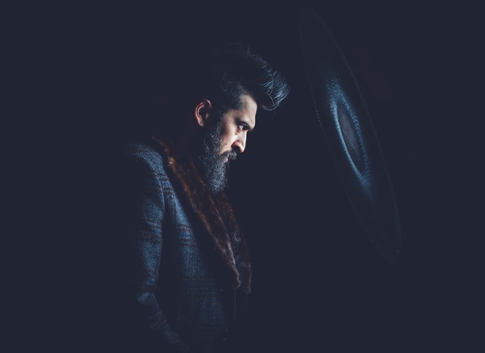 Moody Bearded Gentleman by gNo — canvas wall art
