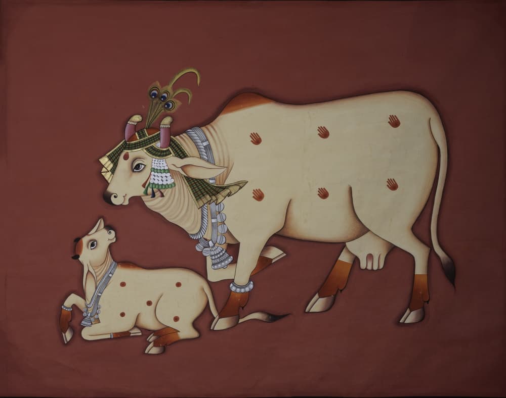 Sacred Cow and Calf by IMAGINEERS STUDIO — canvas wall art
