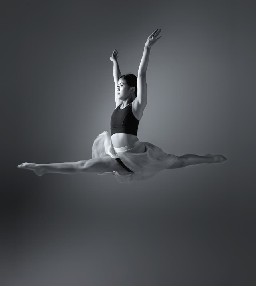 Graceful Dancer's Leap by Catherine Wang — canvas wall art