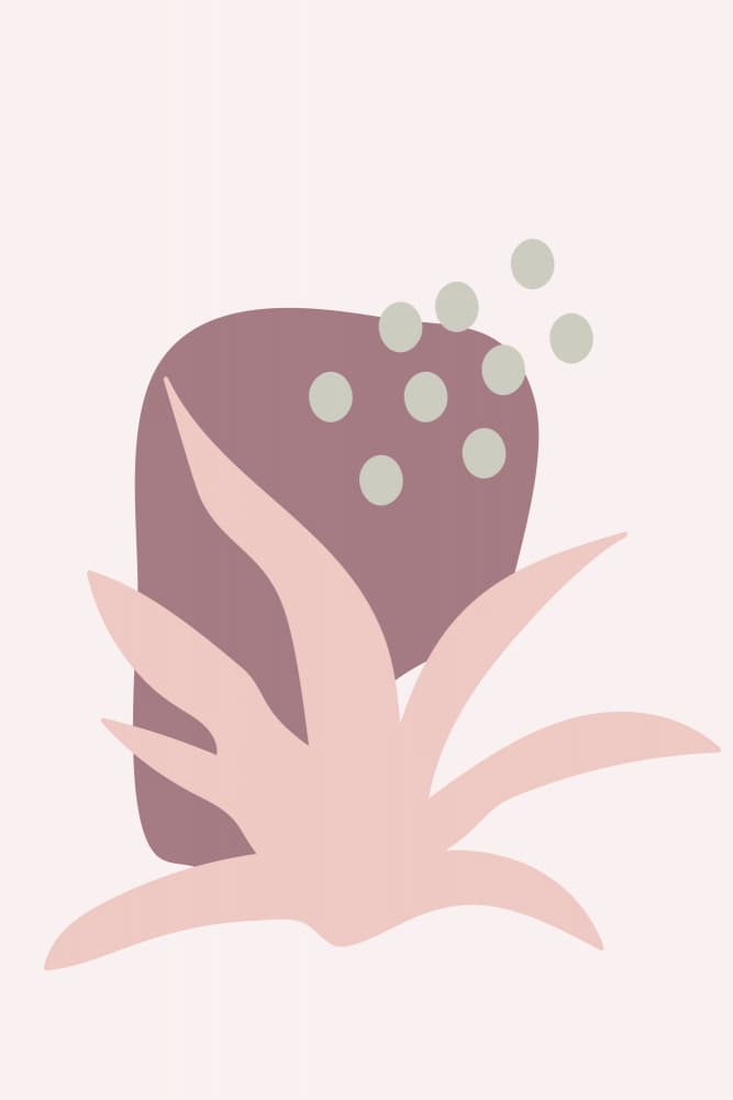 Soft Botanical Abstract by Dina Dankers — canvas wall art