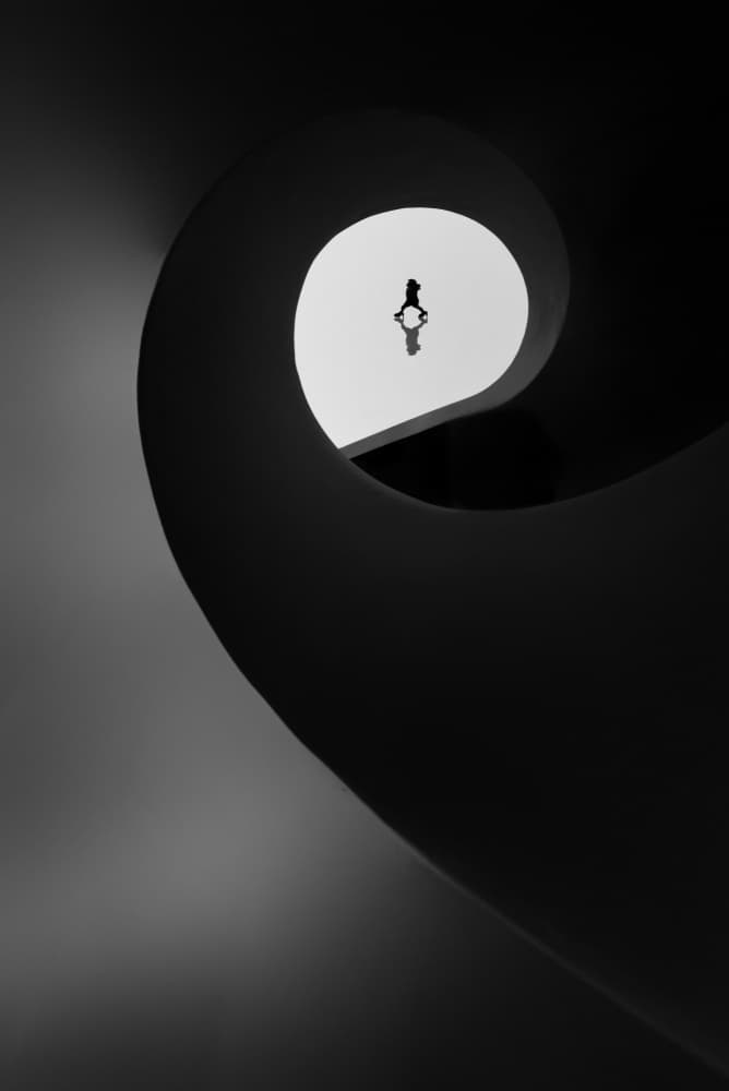 Upward Spiral Journey by Jorge Pimenta — canvas wall art