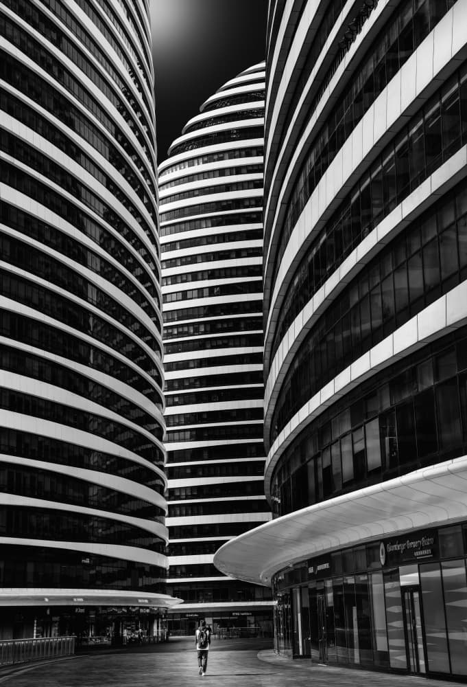 Sleek Urban Curves by Antoni Figueras — canvas wall art