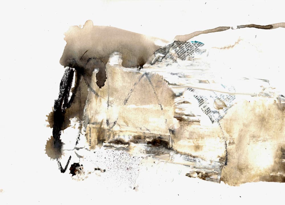 Rustic Abstract Home by Deb Chaney — canvas wall art