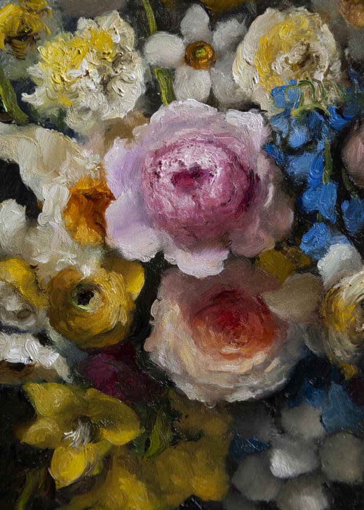 Vibrant Floral Blooms by James Zamora — canvas wall art