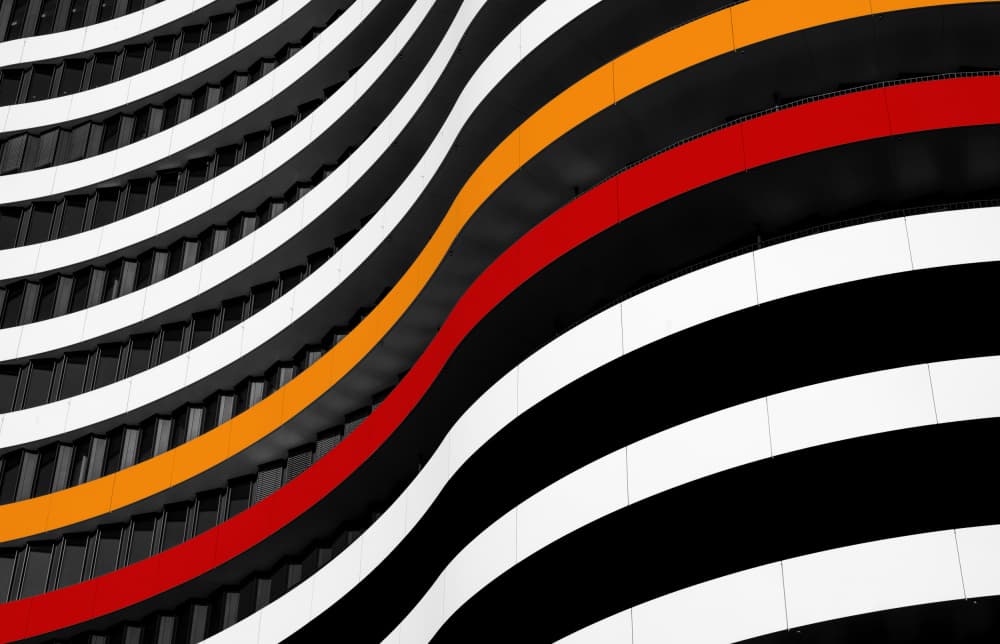 Wavy Urban Facade by Roland M Schwerdtfeger — canvas wall art