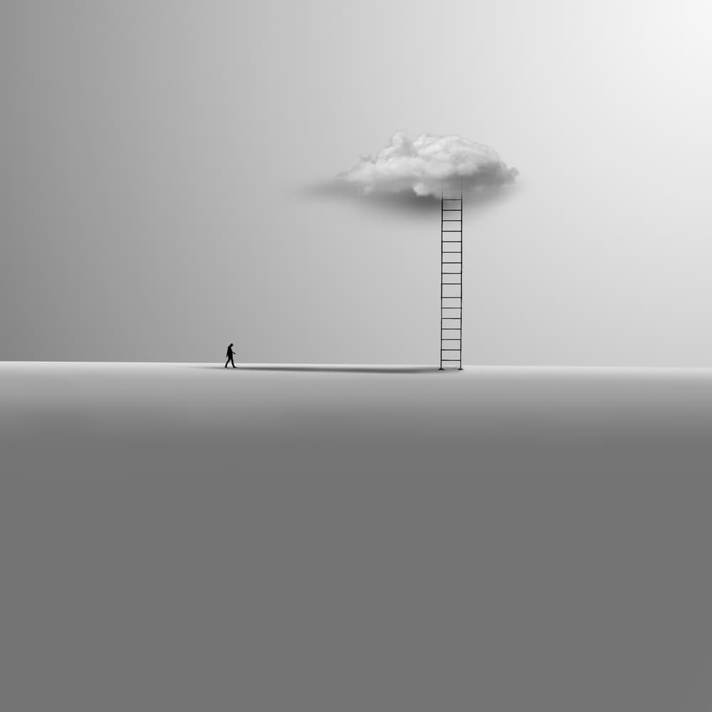 Path to the Clouds by Hadi Malijani (Malenjani) — canvas wall art