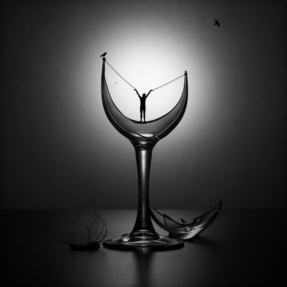 Broken Glass Freedom by Victoria Glinka — canvas wall art