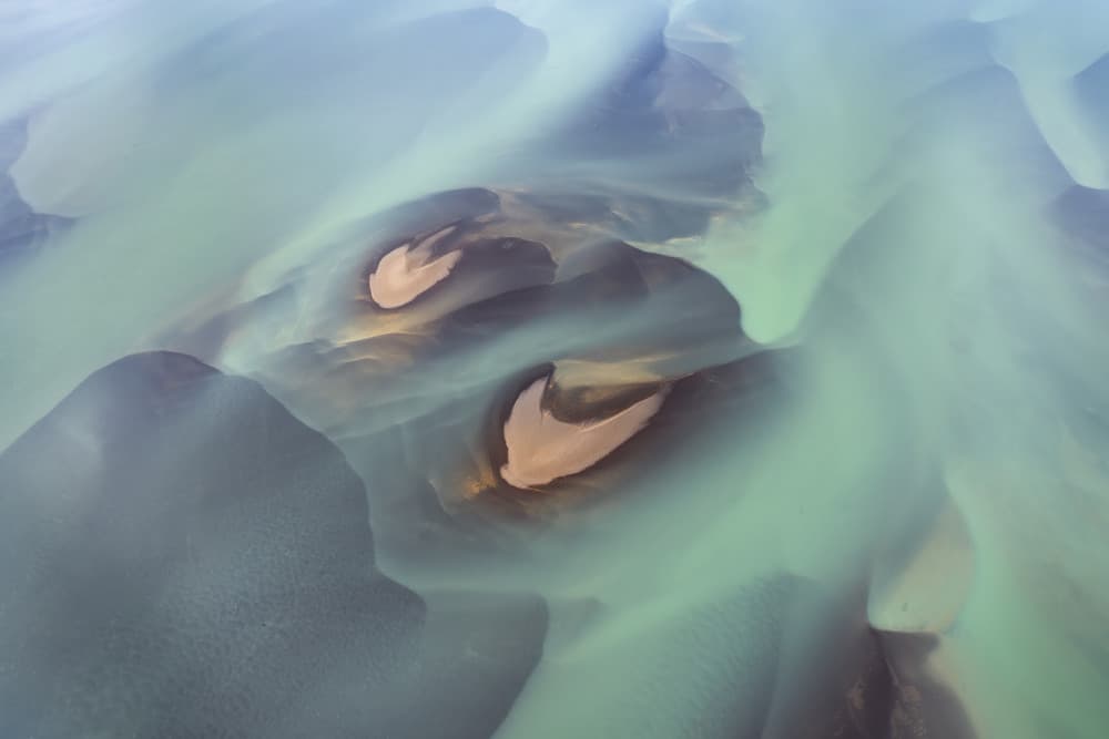 Flowing River Patterns by John Fan — canvas wall art