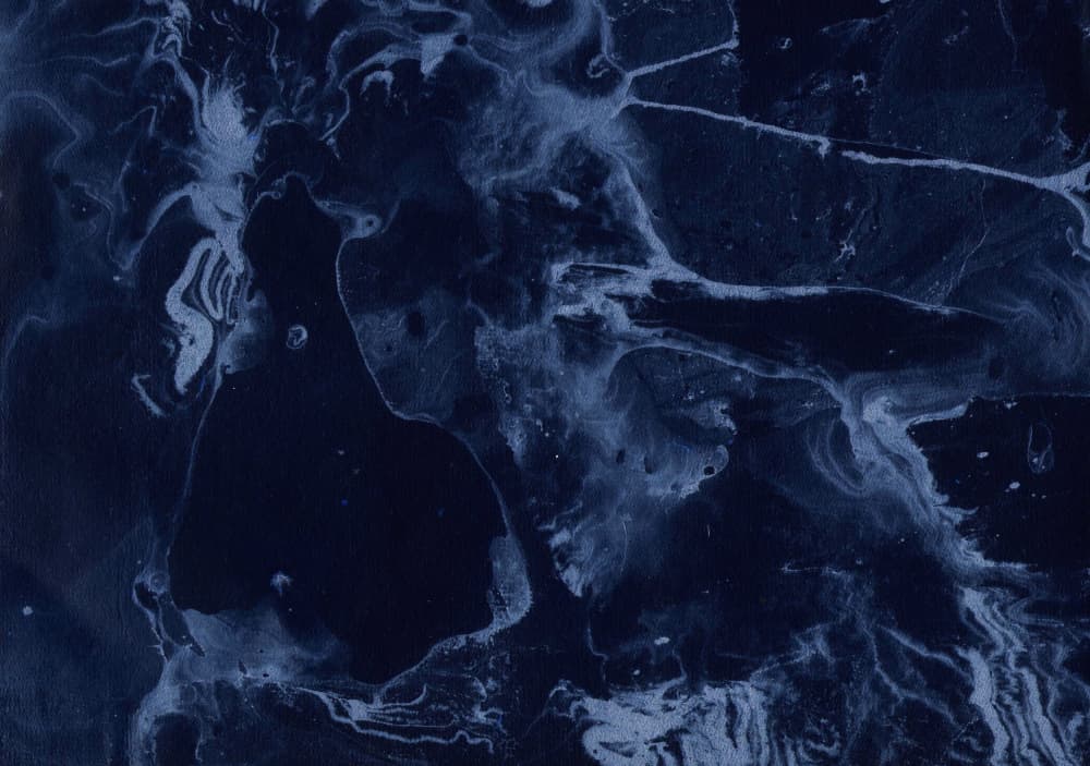 Deep Blue Abstract Flow by Santhosh ch — canvas wall art