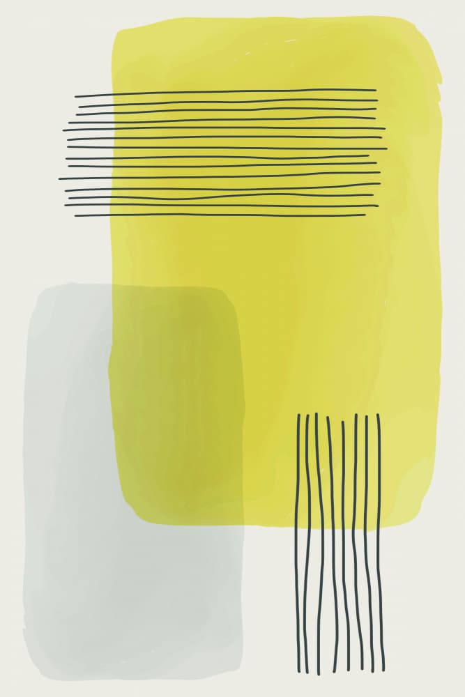 Modern Abstract Shapes by jay stanley — canvas wall art