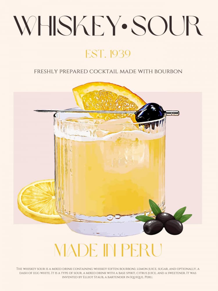 Peruvian Whiskey Bliss by Nazma Khokhar — canvas wall art