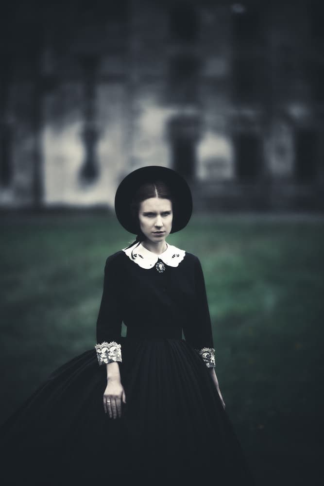 Mysterious Victorian Portrait by Magdalena Russocka — canvas wall art
