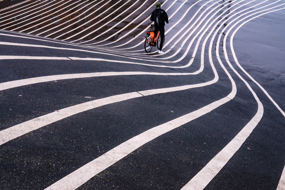 Dynamic Urban Path by Andy Bauer — canvas wall art