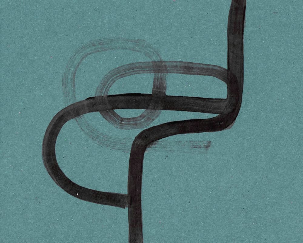 Fluid Abstract Knot by Santhosh ch — canvas wall art