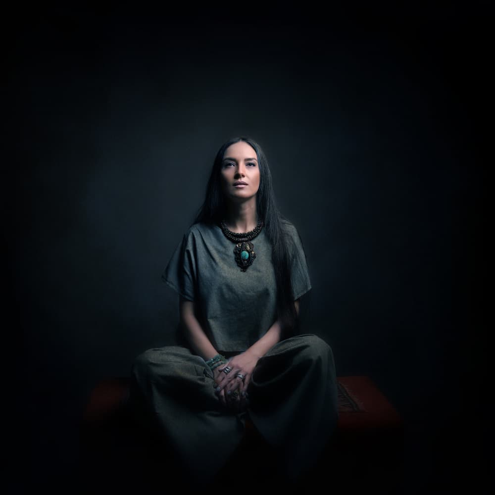 Peaceful Contemplation by Moein Hasheminasab — canvas wall art