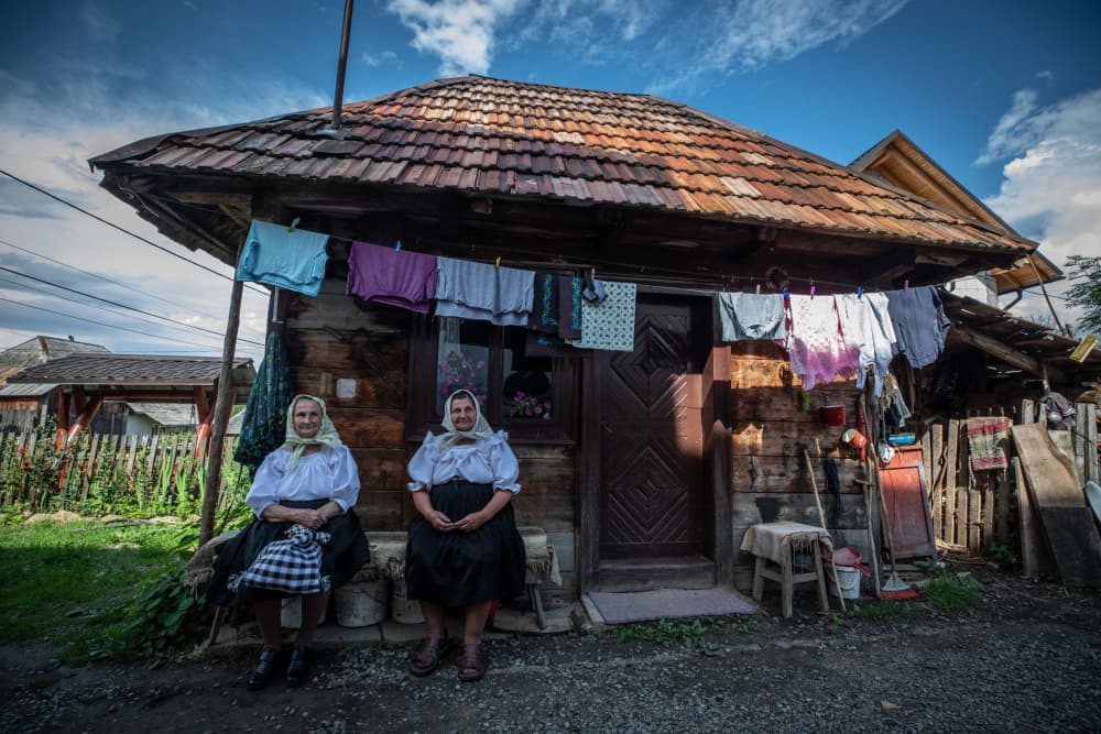 Traditional Village Women by Ella Waldman — canvas wall art