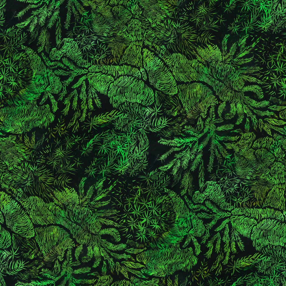 Deep Green Jungle by Alexandra Weise — canvas wall art