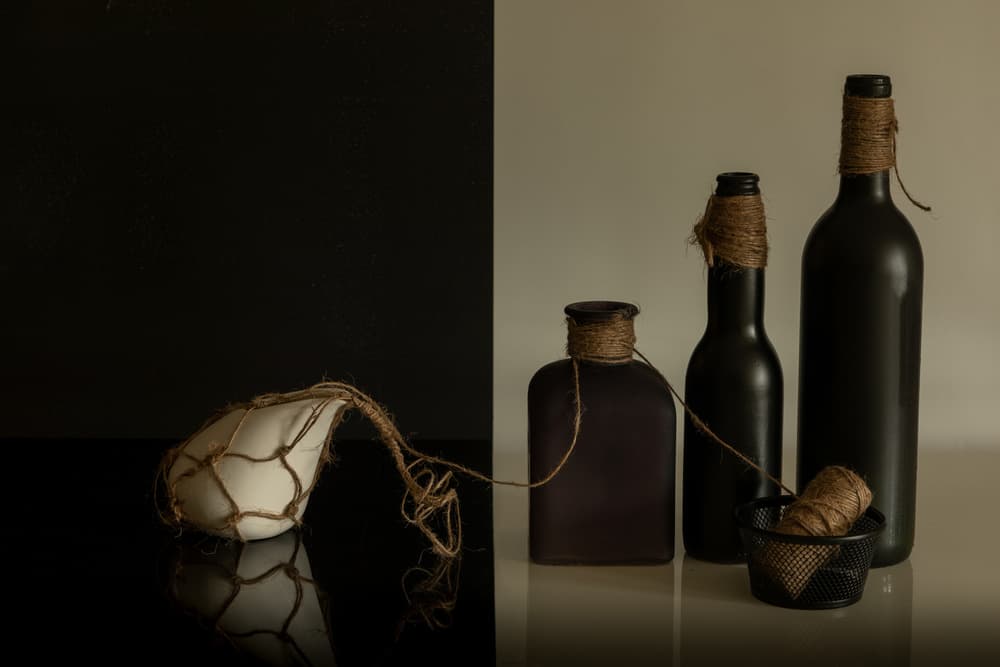 Rustic Objects with Twine by Dennis Zhang — canvas wall art
