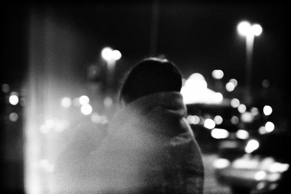 Urban Night Solitude by Paulo Abrantes — canvas wall art