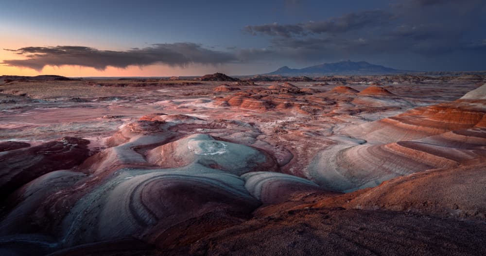 Painted Desert Twilight by Bing Li — canvas wall art