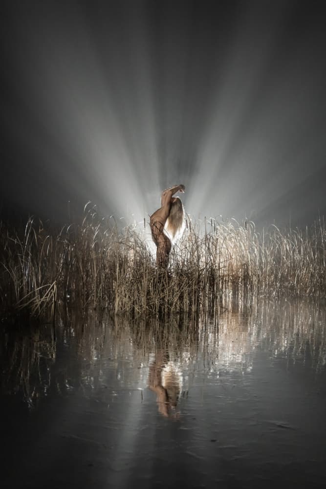 Ethereal Water Dancer by Leszek Paradowski — canvas wall art