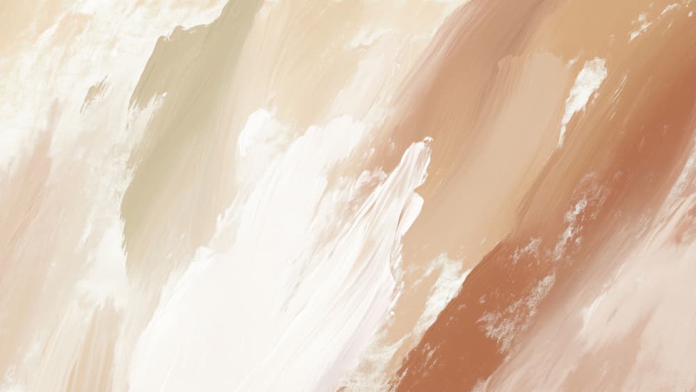 Warm Brushstroke Abstract by Marika Barsrsind β canvas wall art